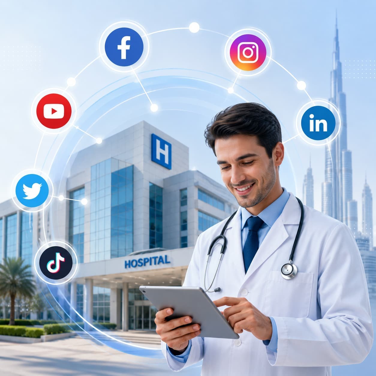 Social media marketing for hospitals and clinics