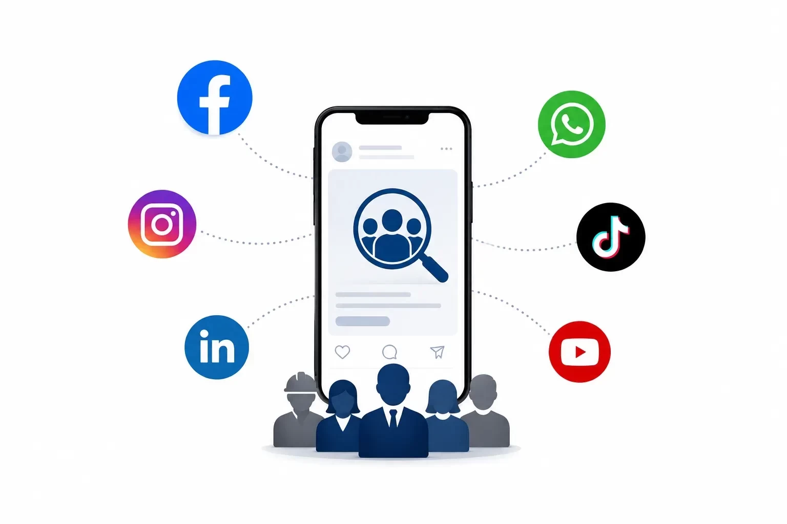 Social media marketing for Man Power Supply Companies
