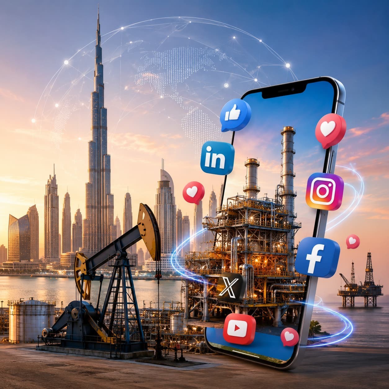 social media marketing for oil and gas